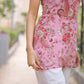 The Blush Paisley Halter Set
