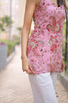 The Blush Paisley Halter Set
