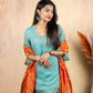 Neel Kamini Zard Patakha Suit Set