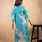 Teal Mist Handblock Co-ord Set