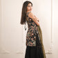 Kaala Noor Embroidered Crepe Sharara Set