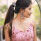 The Blush Paisley Halter Set