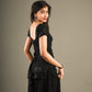 Kaali Mehfil Sequin Sharara Set