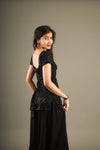Kaali Mehfil Sequin Sharara Set