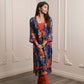 Firoza Phool Crepe Floral Kurta Pant Duo